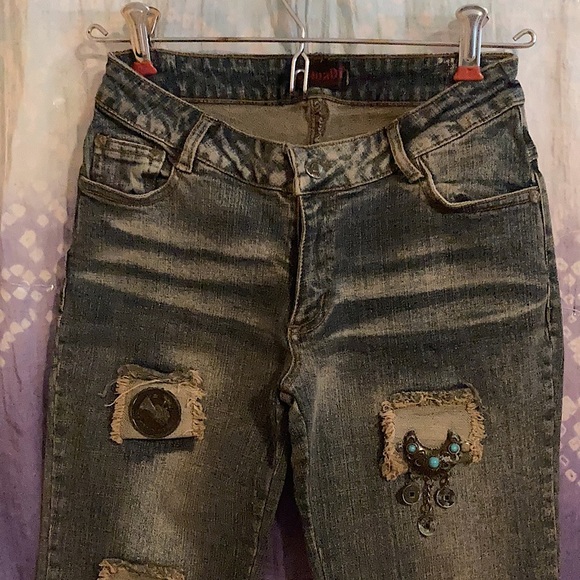 HuaDi Vibrant Bratz Flare Low rise Jeans - Picture 14 of 16
